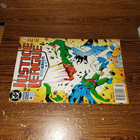 Justice League America #38 (DC comics, 1990) - Picture 3 of 3